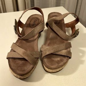 Taos Hey Jute Wedge Sandals